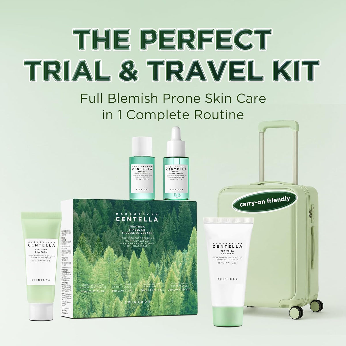 SKIN1004 Madagascar Centella Tea-Trica Travel Kit